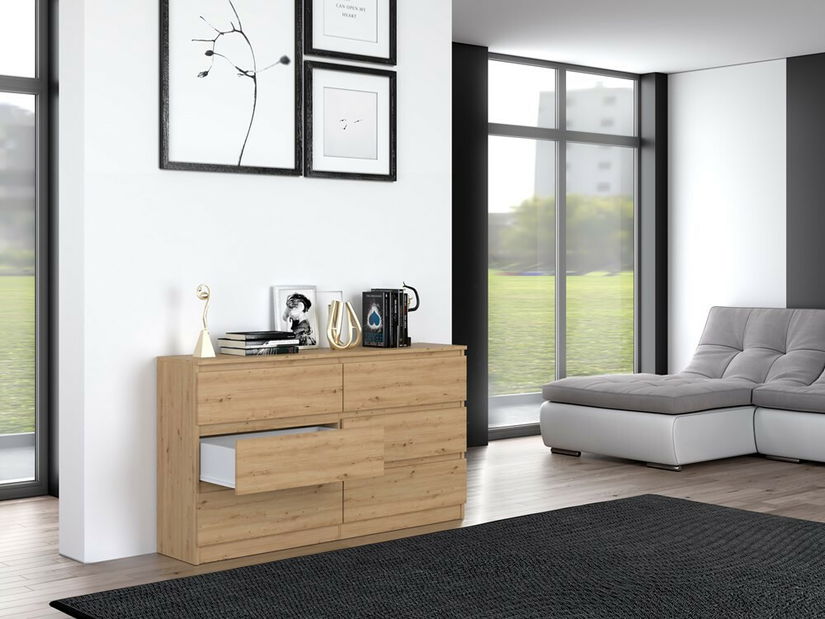 Comodă Musecalo 6 140 (stejar artisan)