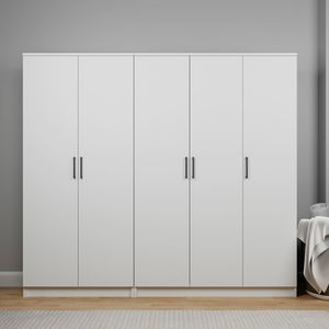 Šatníková skriňa Kentucky E (biela)