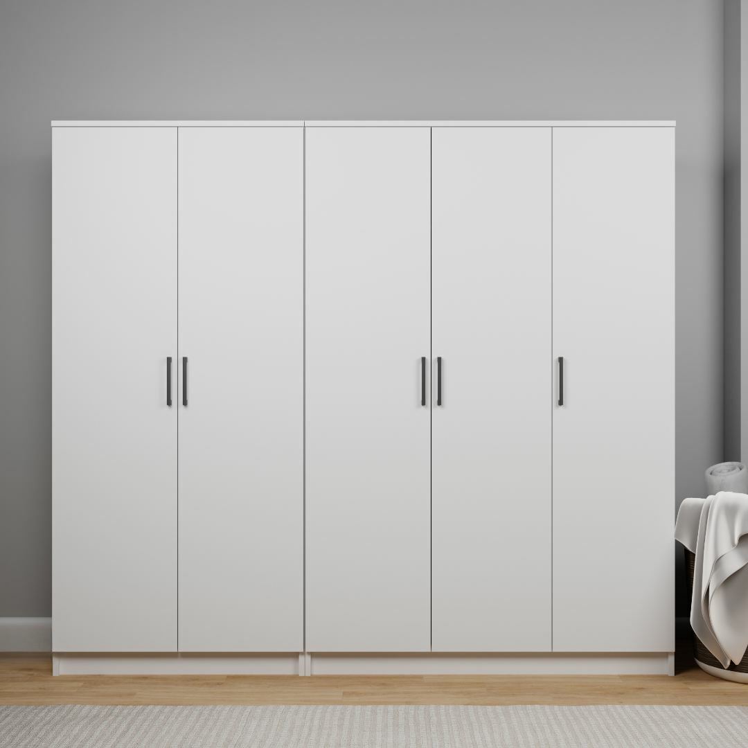 Šatníková skriňa Kentucky E (biela)