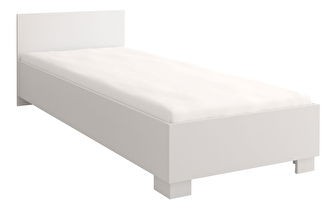 Pat de o persoană 90 cm Oleg I (Alb)