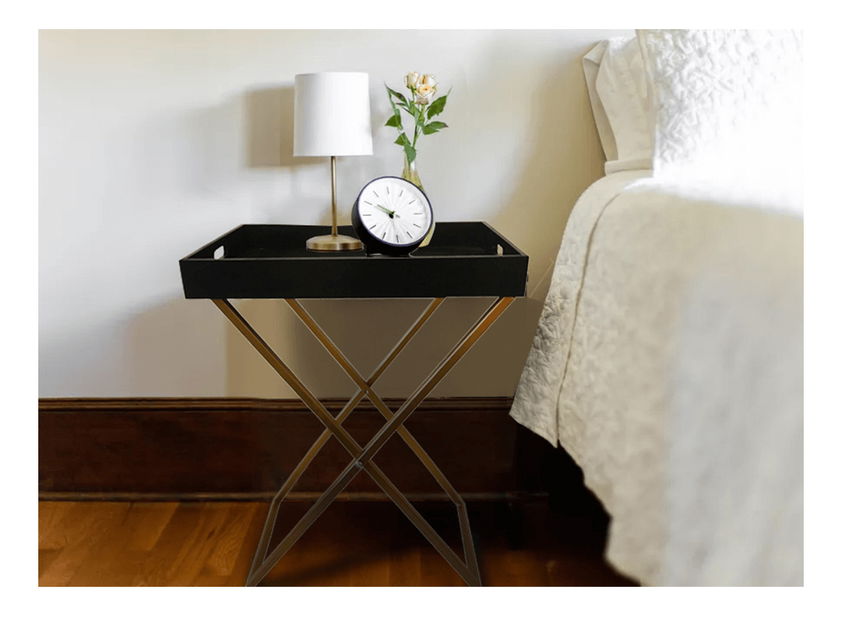 Tálalóasztal Massimo (fekete + medená)