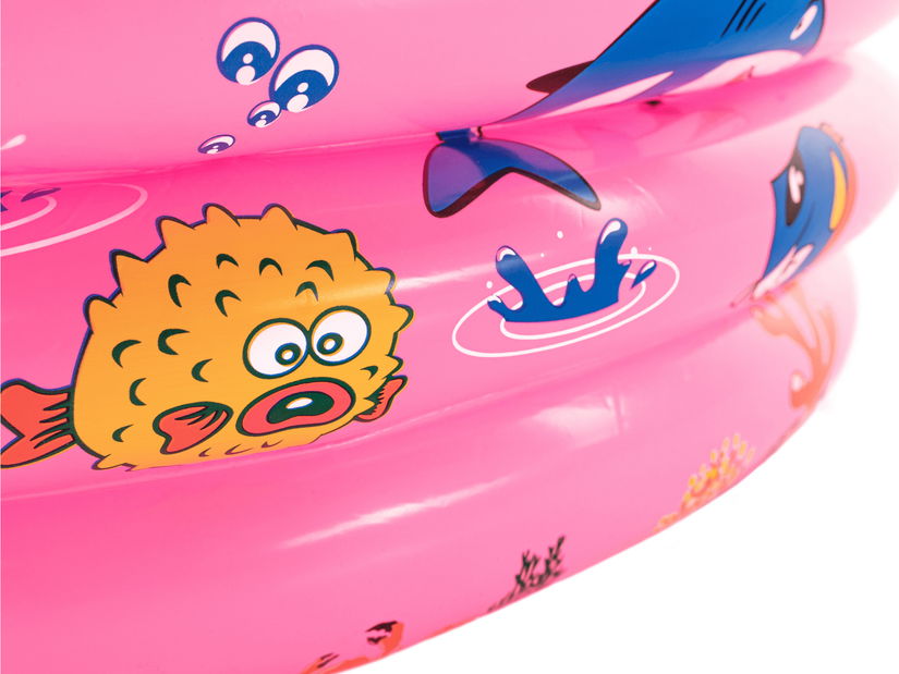 Piscina gonfabilă pentru copii Leah (roz + model)