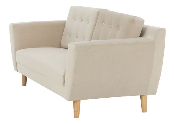 Pohovka trojsedačka Scandi (krémová)