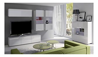 Mobilier living Calabria C7 (Alb) (fără iluminat)