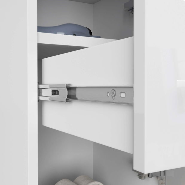 Kúpeľňová skrinka Farid TYP6 (lesk biely)