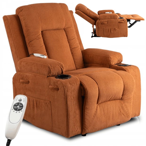 Masszázsfotel Banesto (narancssárga) 