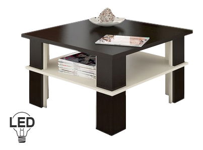 Konferenčný stolík Futura 1 (wenge + krém)