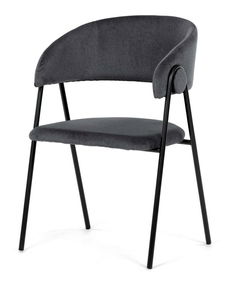 Jedálenská stolička Detractores (sivá)