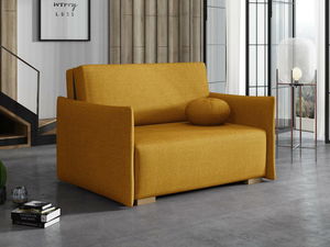 Rozkladacia pohovka Carivia Glov II (horčicová) (s úl. priestorom)