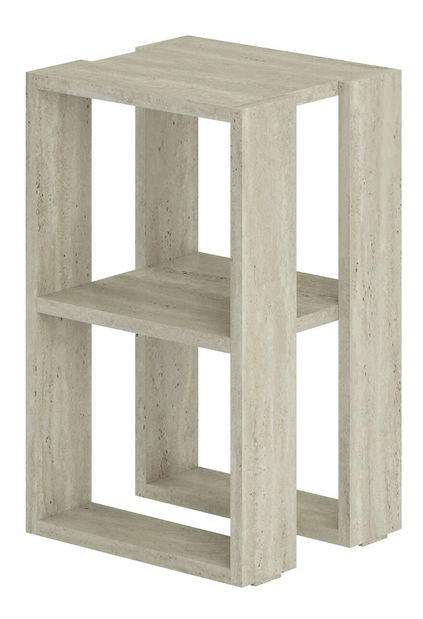 Éjjeliszekrény Lonkly (travertin)