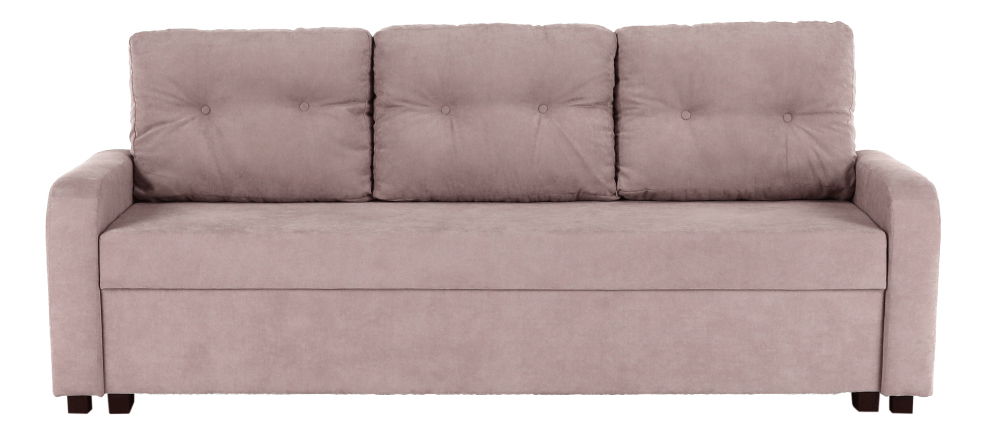 Kauč na razvlačenje Porta (prljavo ružičasta)