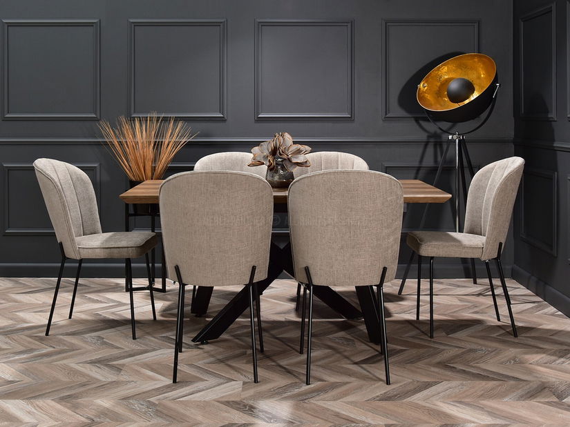 Blagovaonska stolica Obrar (crna)