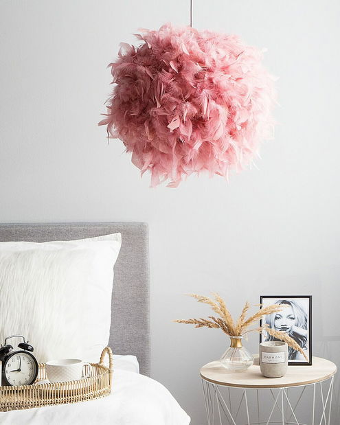 Függő lámpa Drove (rózsaszín)