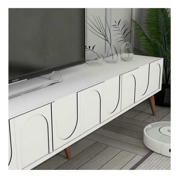 Mobilier living Bipemu 4 (alb + nuc)