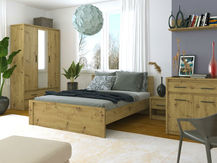 Dormitor Andra 1 (stejar artisan)