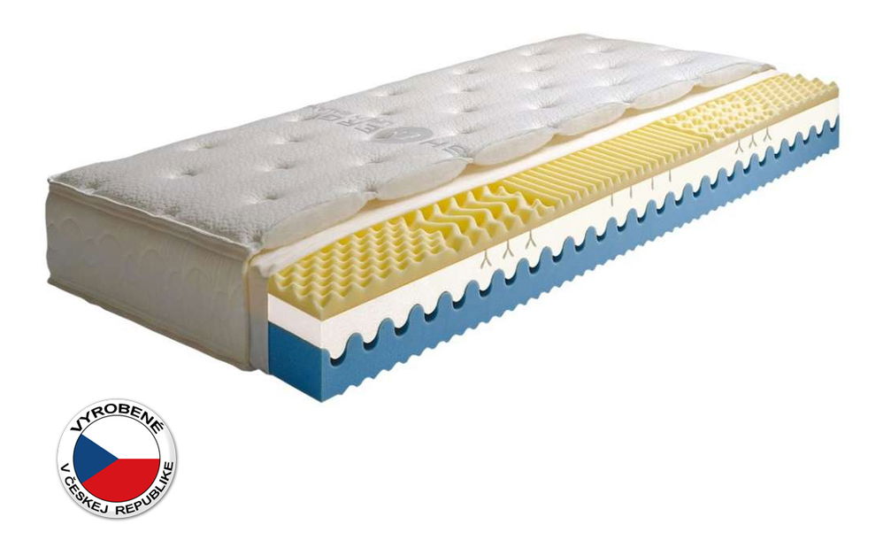 Penový matrac Sarah 200x180 cm (T3) *výpredaj