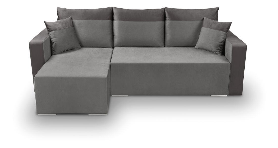 Rohová sedačka BRW Beti Lux 3DL.URC (sivá) (L)