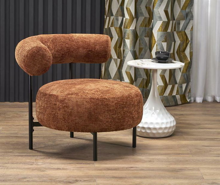 Fotelja Hardy (smeđa)