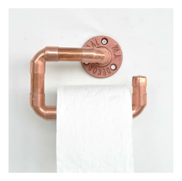 Suport de perete hărtie igienică Mapeno 9 (roz + auriu)