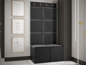 Mobilier hol Tewarota Slim IV (Negru) 