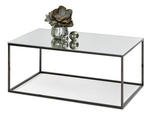 Konferenčný stolík Bella Xl (chrómová + čierna)