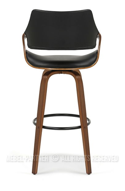 Scaun bar Rolenzono H75 (negru)