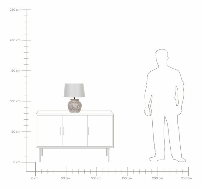 Lampă de masă Marza (bej)