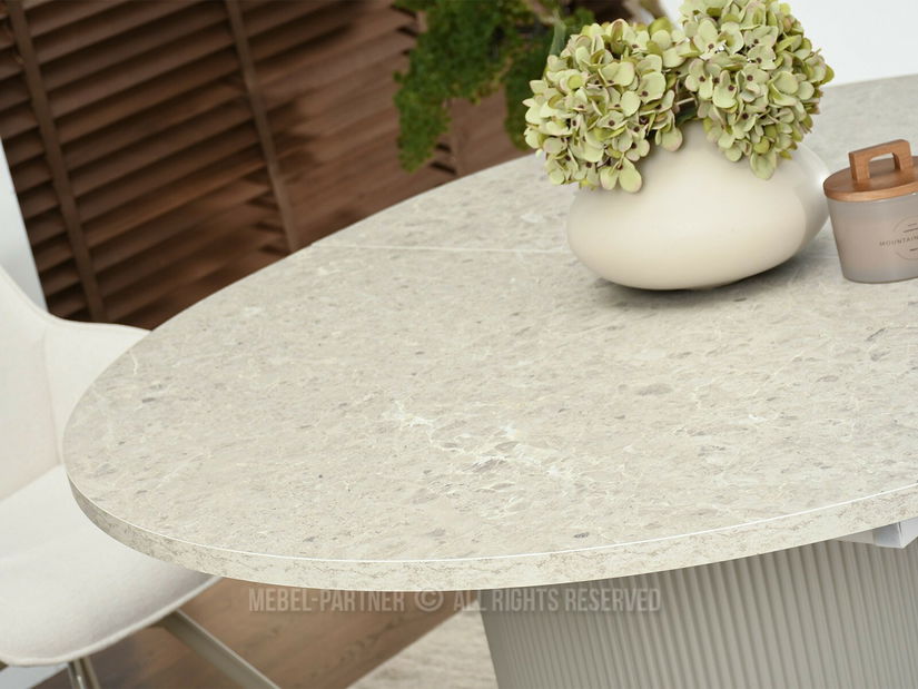 Masă sufragerie Podriamos (marmură + gri)