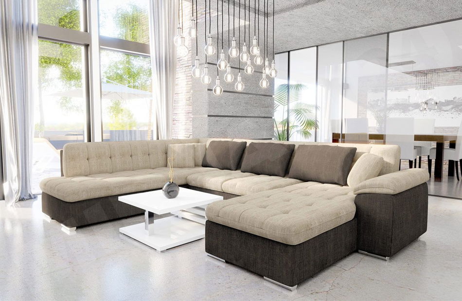 Sarok ülőgarnitúra Talia (rozsda)