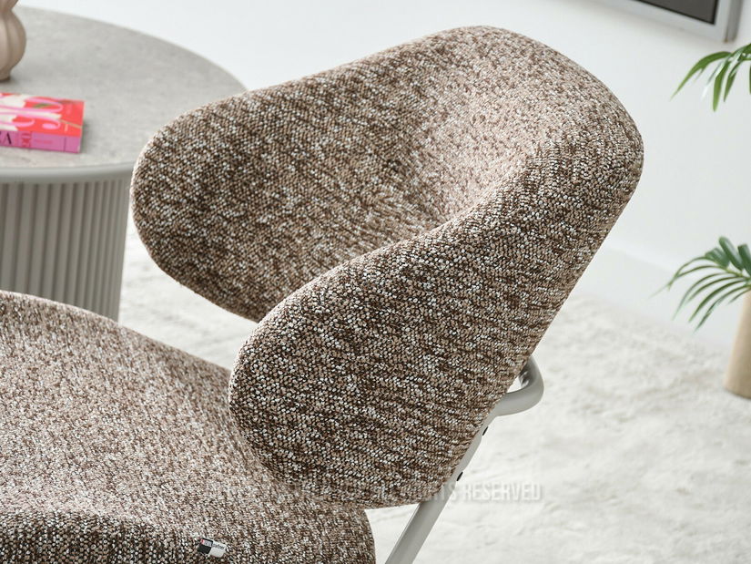 Fotel Estrida F (sötétbézs + Szürke)