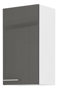 Dulap superior Lavera 40 G 72 1F (alb + gri lucios)