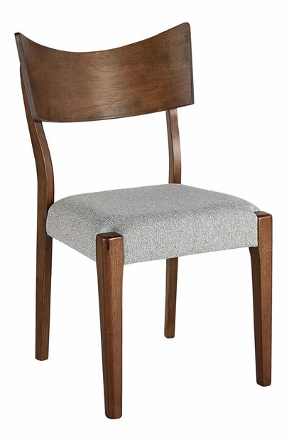 Set 2 buc scaun tip bar Emery (lemn închis)