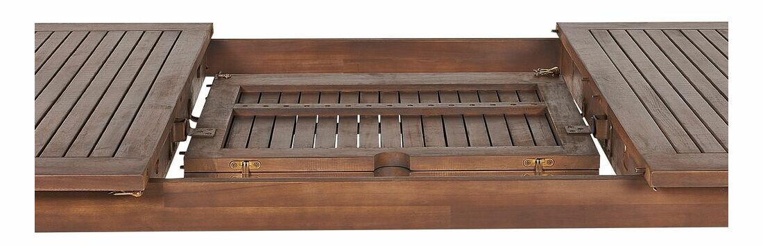 Kerti asztal Canela (sötét fa)