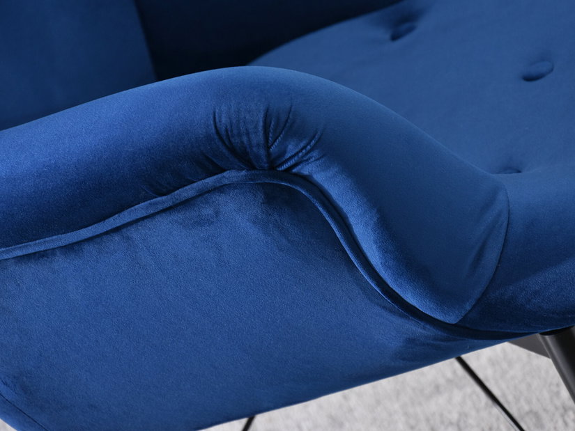 Relax fotel Dawntawn (sötétkék + fekete)