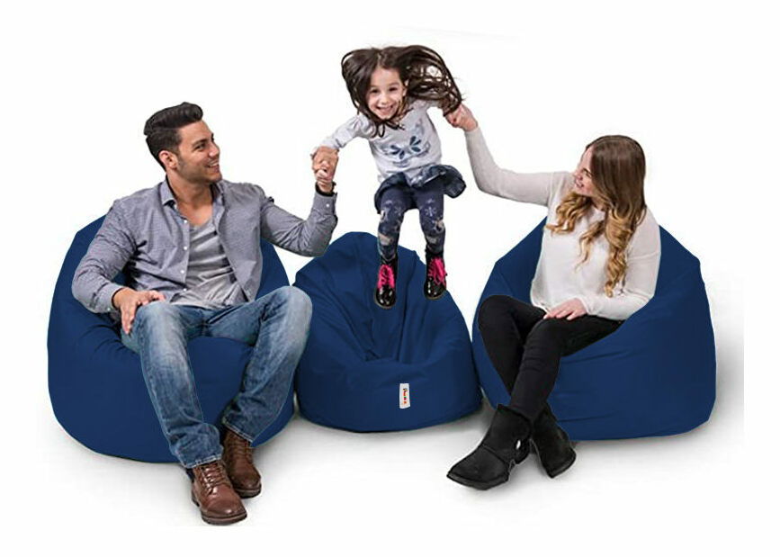 Fotoliu puf Iggy (Albastru închis)