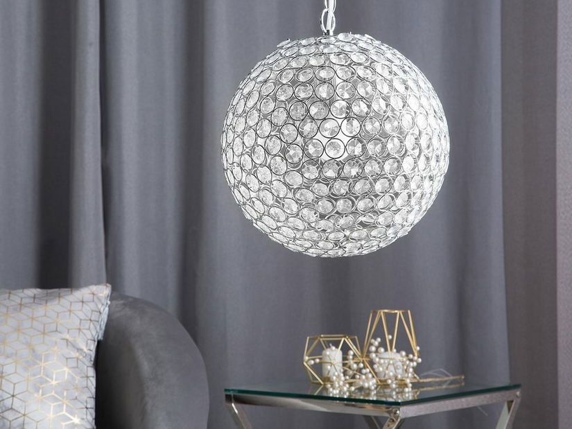 Závesná lampa Tacoma (strieborná)