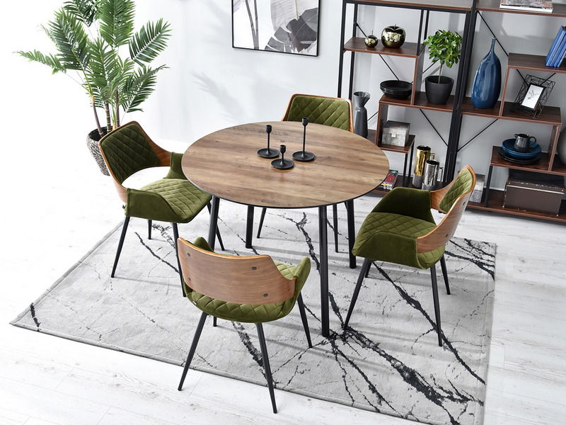 Szék Morgana (zöld + fekete)