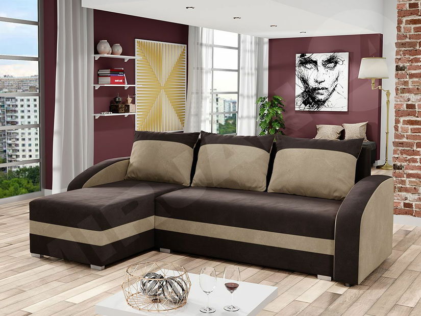 Colțar în formă de U Valdero (crem) (S) *resigilat