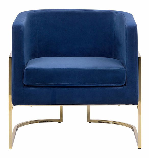 Fotel SIKA (bársony) (kék)