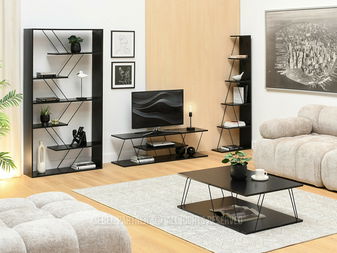 Mobilier living Healey 1 (negru)