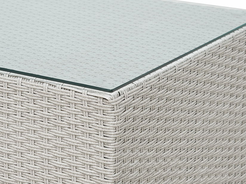 Záhradná sedacia súprava Medici (svetlosivá)