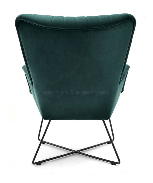 Fotoliu relax Nuttshell (verde + negru)