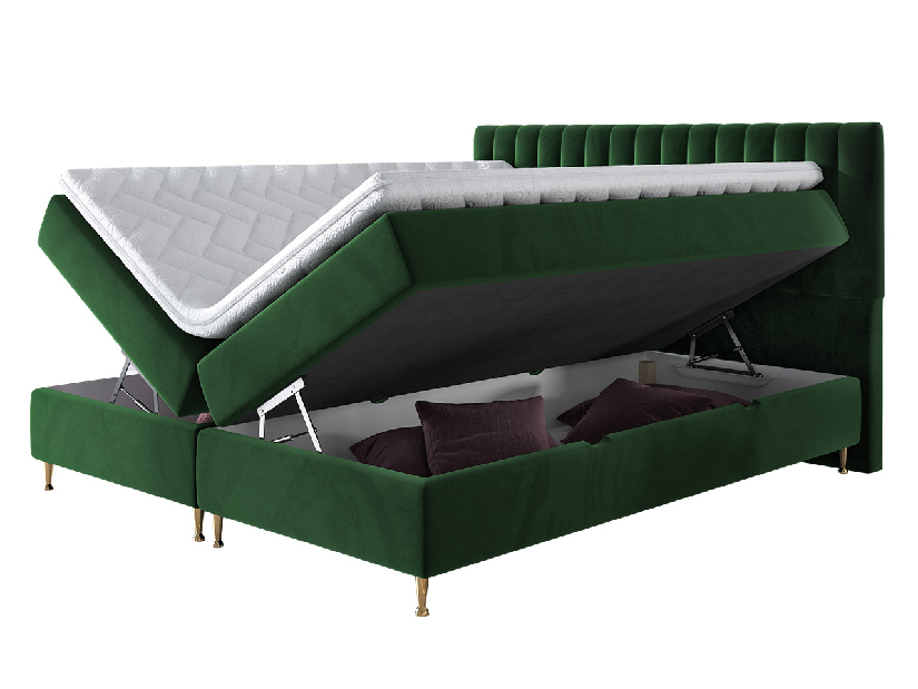 Kontinentálna posteľ 160 cm Rondel (fresh 11)
