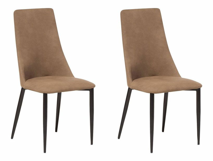 Set 2ks. jedálenských stoličiek Clenot (zlatohnedá)