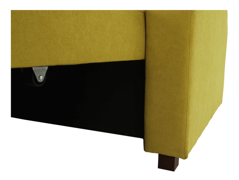 Rozkladacia pohovka Porta (horčicová)