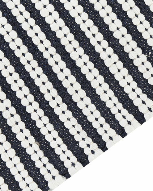 Covor 80 x 150 cm Sofia (negruz + alb)