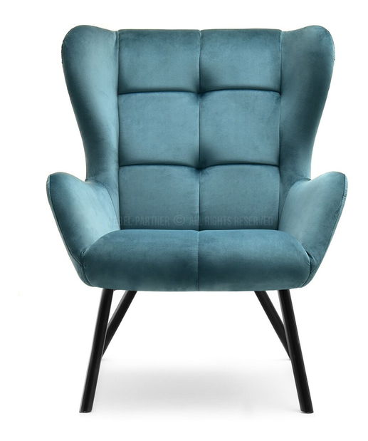 Dizájnos fotel Norweien (arany)