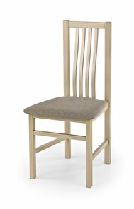 Jedálenská stolička Pawel (dub sonoma + béžová) *výpredaj