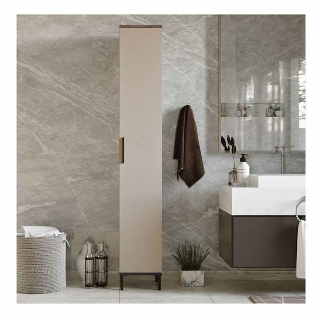 Dulap cu rafturi Vega 3 (maro + antracit)