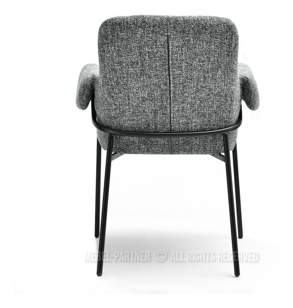 Stolica Mateo (siva + crna)